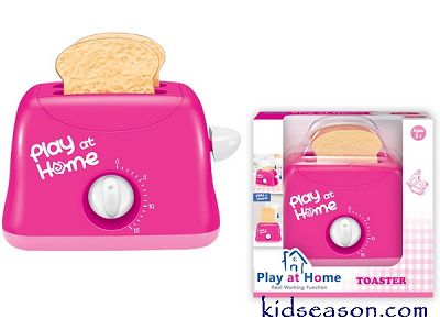 pink toy toaster