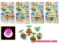 FLASHING BOUNCE SPINNING TOP TOYS