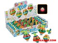 MUSICAL AND FLASHING BOUNCE SPINNING TOP TOYS