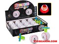 BASEBALL FLASHING MUSICAL SPINNING TOP TOYS