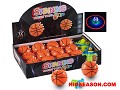BASKETBALL FLASHING MUSICAL SPINNING TOP TOYS WITH INFRARED