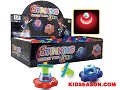 UFO FLASHING LIGHT SIPNNING TOP TOYS