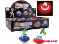 UFO FLASHING LIGHT SIPNNING TOP TOYS